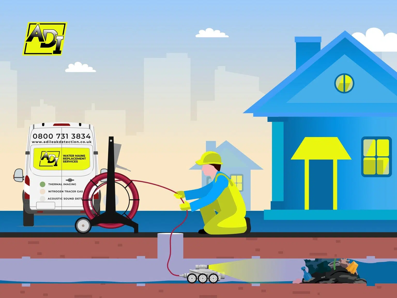 Drainage CCTV Surveys & Investigations Shropshire
